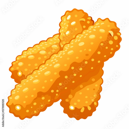 crispy sesame crusted chicken fingers 