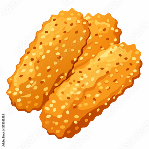 crispy sesame crusted chicken fingers 