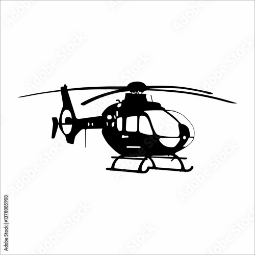 helicopter silhouette