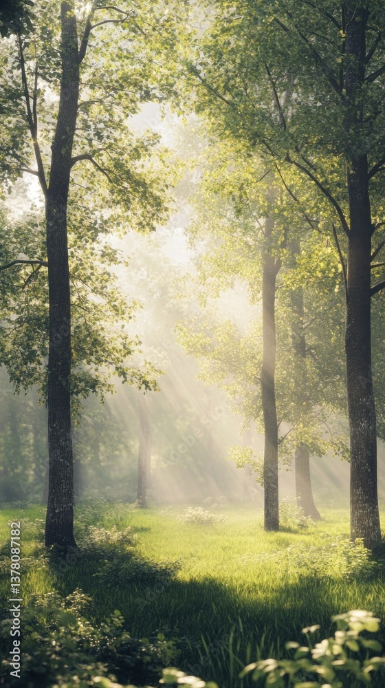 Beautiful forest with trees and sunlight nature green scenery. Beautiful forest with trees and sunlight nature green scenery.