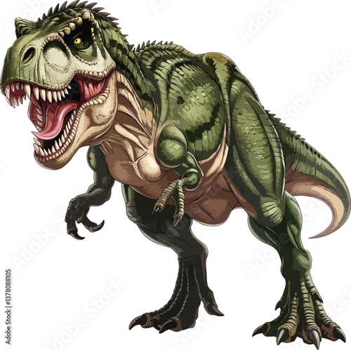 Cute Dinosaur Vector Illustration