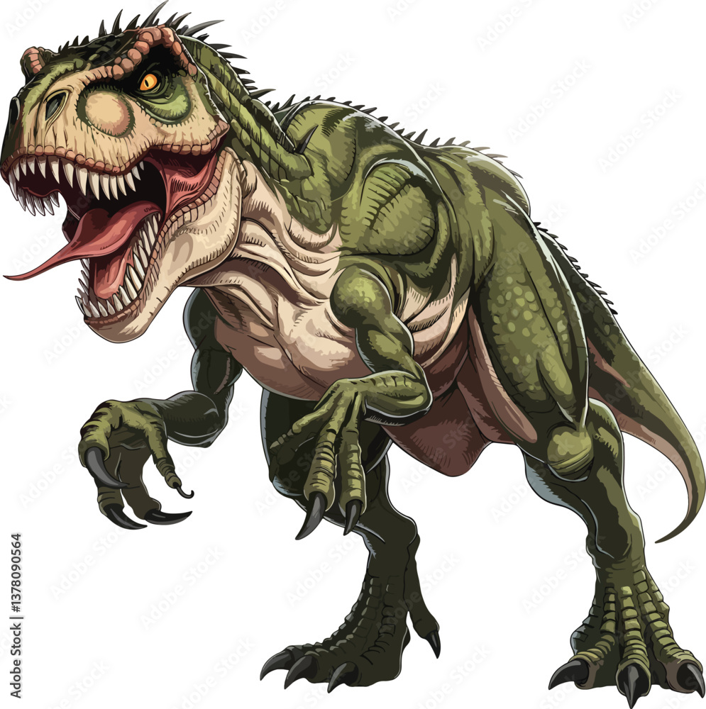 Cute Dinosaur Vector Illustration Cute Dinosaur Vector Illustration