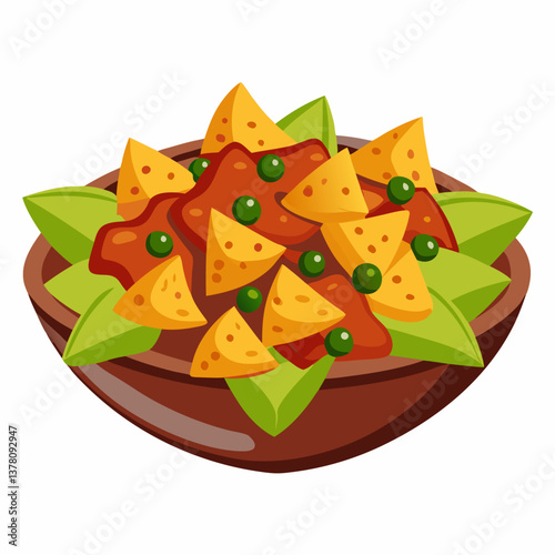 bbq jackfruit loaded nachos 