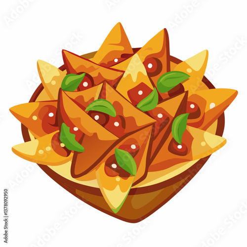 bbq jackfruit loaded nachos 