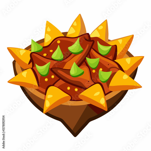 bbq jackfruit loaded nachos 