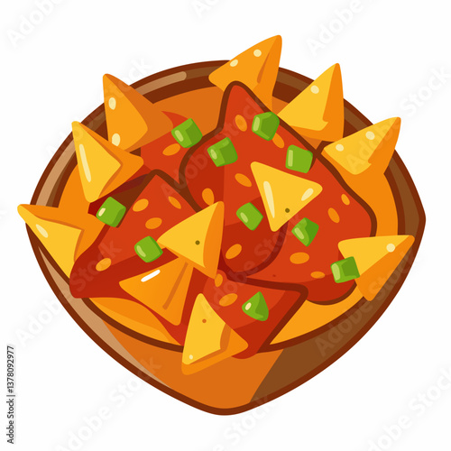 bbq jackfruit loaded nachos 