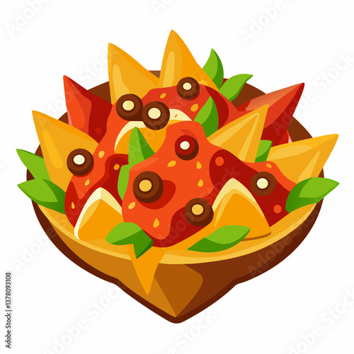 bbq jackfruit loaded nachos 