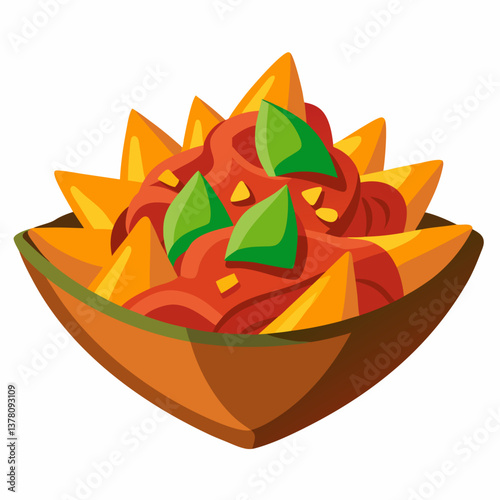 bbq jackfruit loaded nachos 