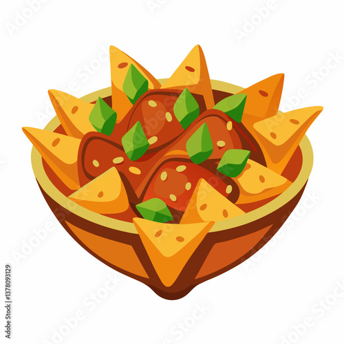 bbq jackfruit loaded nachos 