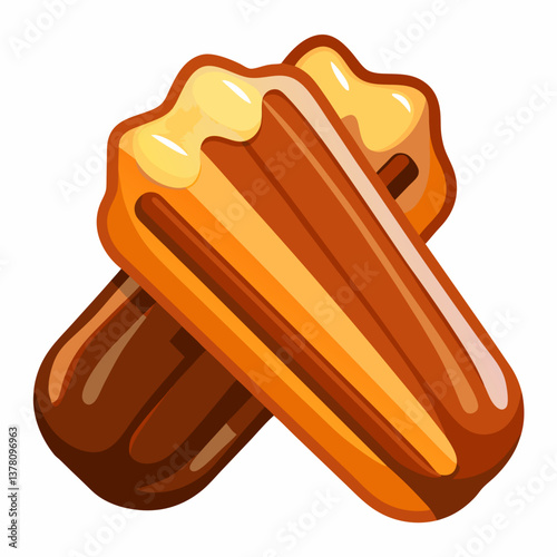 gooey chocolate filled churros 