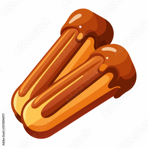 gooey chocolate filled churros 