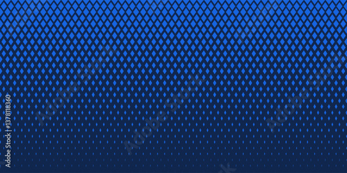 Triangles Halftone Pattern Vector Abstract Geometric Technology Background. Triangular Half Tone Texture. Minimal Style Dynamic Tech Wallpaper