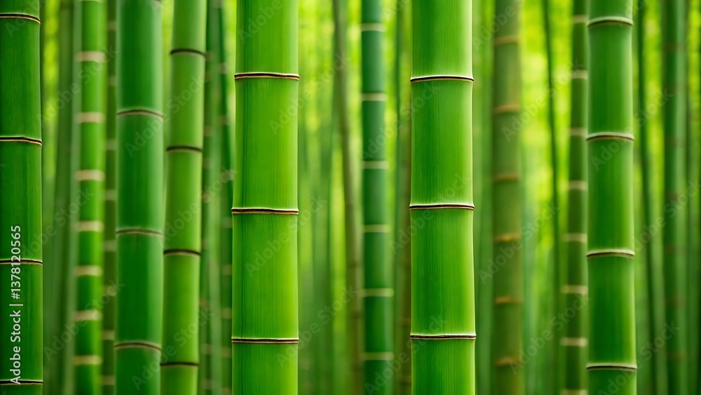 Serene bamboo forest, a calming oasis of vibrant green stalks reaching for the sunlight, creating a peaceful and tranquil atmosphere. Serene bamboo forest, a calming oasis of vibrant green stalks reaching for the sunlight, creating a peaceful and tranquil atmosphere.