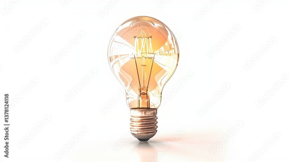 A lightbulb icon with a glass dome and filament, symbolizing an idea, drawn on a white background. A lightbulb icon with a glass dome and filament, symbolizing an idea, drawn on a white background.