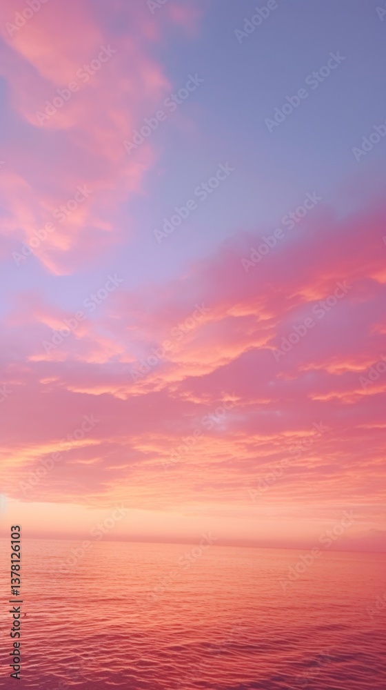 Fototapeta premium Sunset sky landscape outdoors horizon.