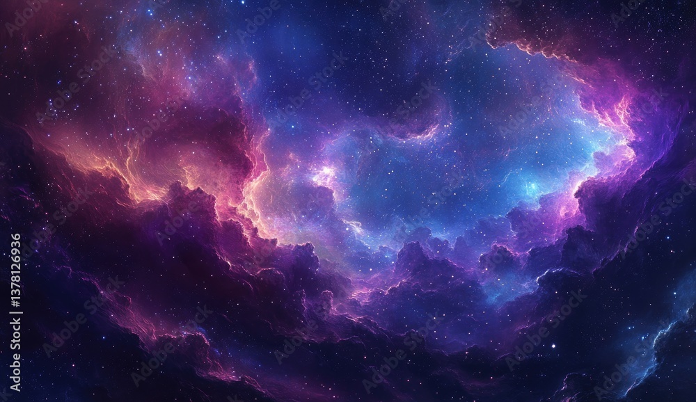 Cosmic Nebula Cloudscape Cosmic Nebula Cloudscape