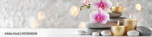 For harmony in spas, massage rooms, or yoga areas, consider a panoramic still life