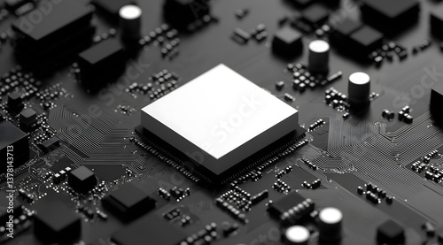 Close-up of a Computer Motherboard