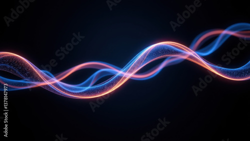 Dynamic energy swirls in a futuristic design, symbolizing power and innovation.