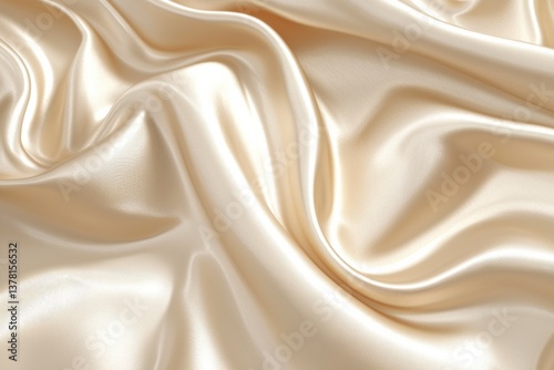 Elegant satin fabric close-up studio setting textile imagery luxurious atmosphere macro viewpoint softness and texture exploration