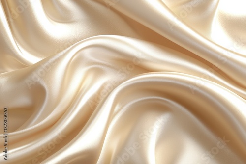 Flowing satin fabric detail textiles showcase luxurious material studio environment close-up view elegance and softness