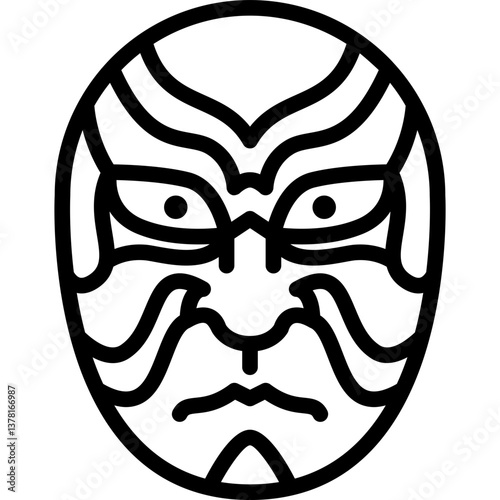 kabuki line icon