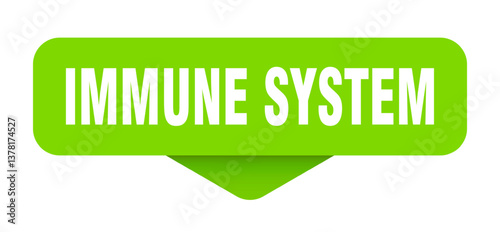 immune system sticker. immune system sign on transparent background