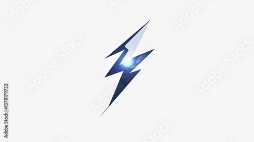A simple yet impactful lightning bolt logo with sharp angles, centered on a white background.