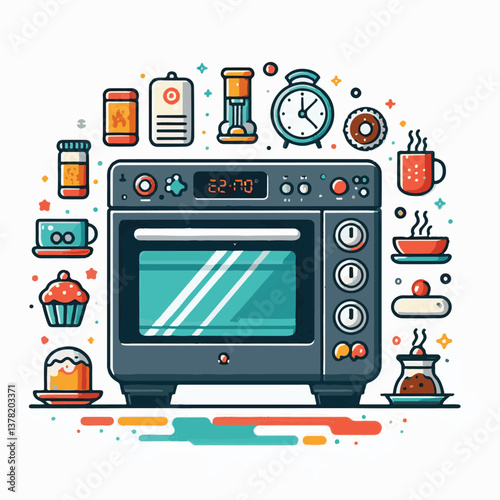 home, smart, oven, kitchen, technology, device, appliance, house, modern, equipment, cooking, phone, electric, control, screen, domestic, wireless, mobile, hand, digital, microwave, beautiful, automat