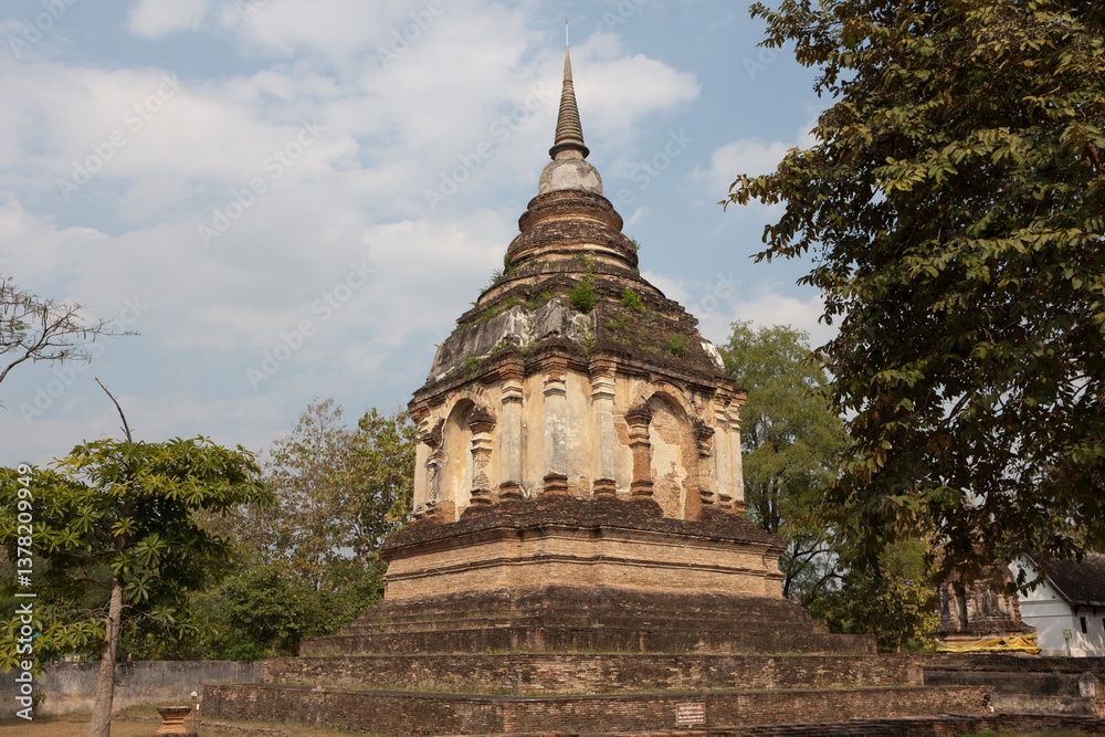 Thailand Chiang Mai view on a cloudy spring day Thailand Chiang Mai view on a cloudy spring day