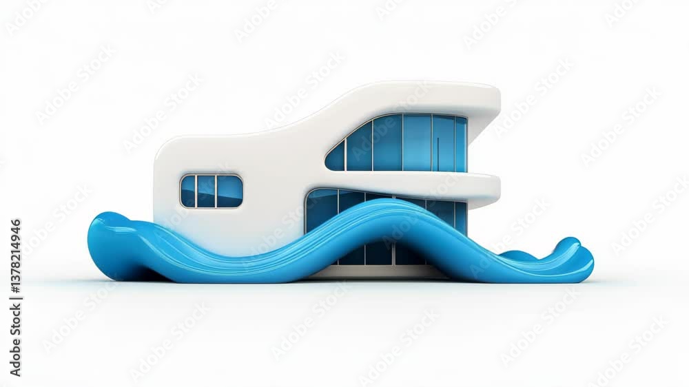 Modern and Innovative Architectural Design of a Unique Structure