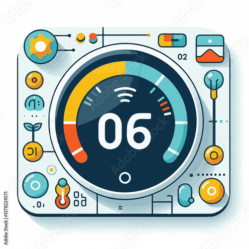 thermostat, control, technology, temperature, digital, home, smart, climate, modern, comfort, heating, innovation, automation, house, interface, interior, screen, household, energy, smart home, system