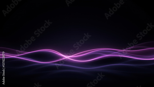 Futuristic purple light tech background