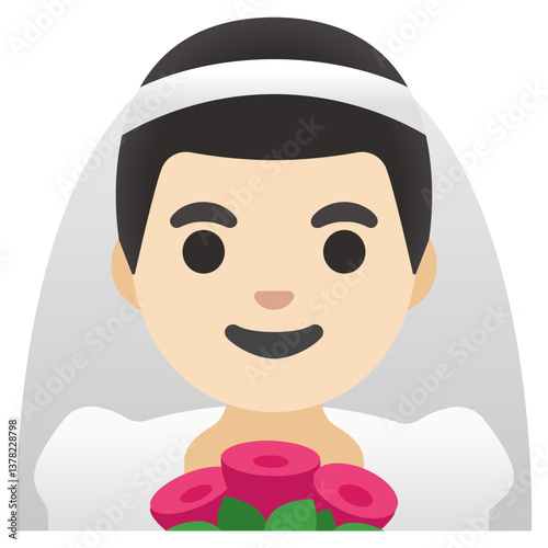 Bride with Veil
