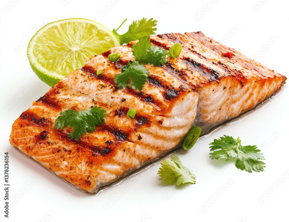 Grilled Salmon with Lime and Cilantro (1) Grilled Salmon with Lime and Cilantro (1)