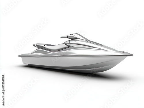 Sleek and Modern Jet Ski Design with a Smooth Surface for Water Sports Enthusiasts and Adventure Seekers