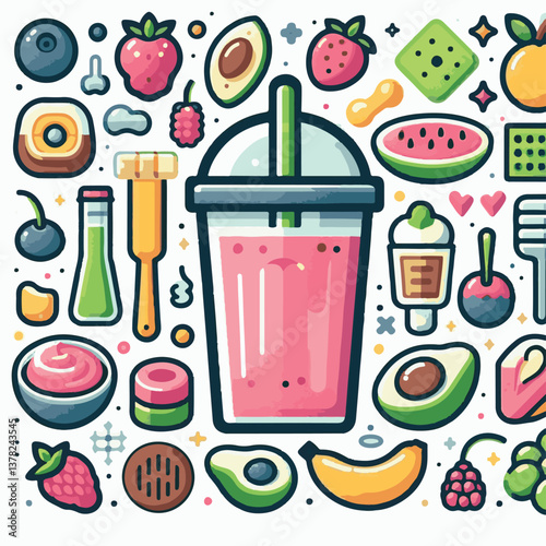 healthy, fruit, smoothie, fresh, food, drink, organic, beverage, diet, background, summer, cocktail, glass, sweet, juice, berry, dessert, green, nutrition, refreshment, delicious, breakfast, juicy, an