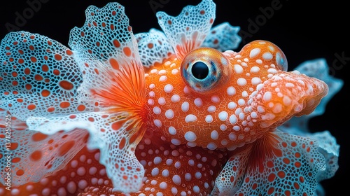 Stunning Close-Up of a Psychedelic Mandarin Fish