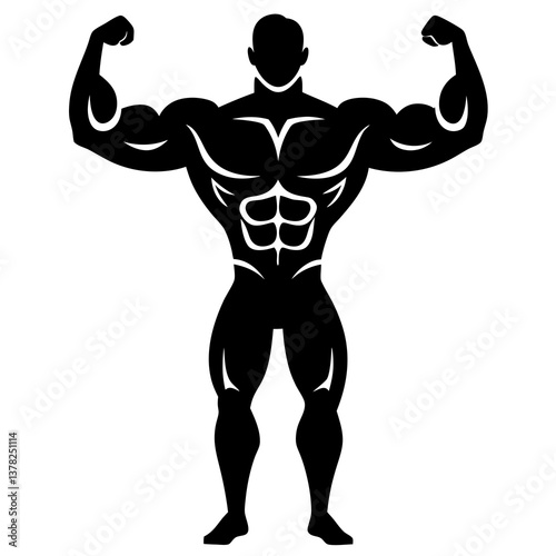 vector gym fitness elements set