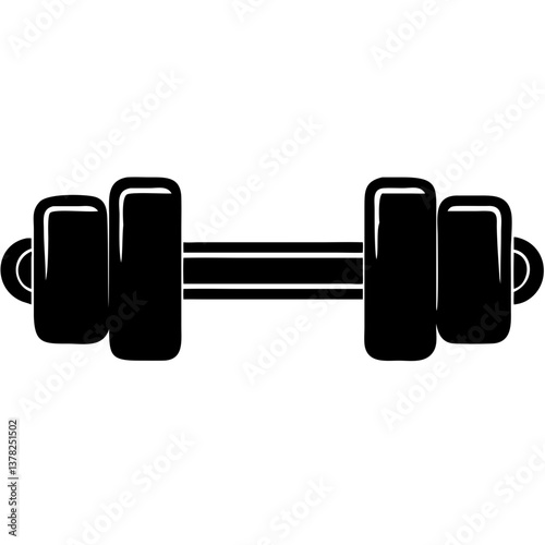 vector gym fitness elements set