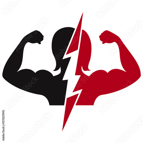 vector gym fitness elements set