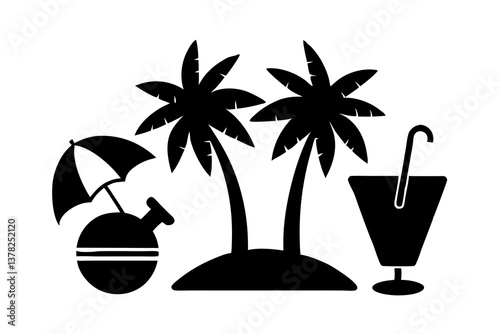 Summer Bundle Svg Summer Elements Svg Summer Vibes Svg