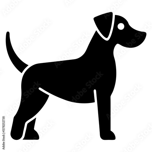 Dog Element Vector Icons And Pet Care Elements Silhouette