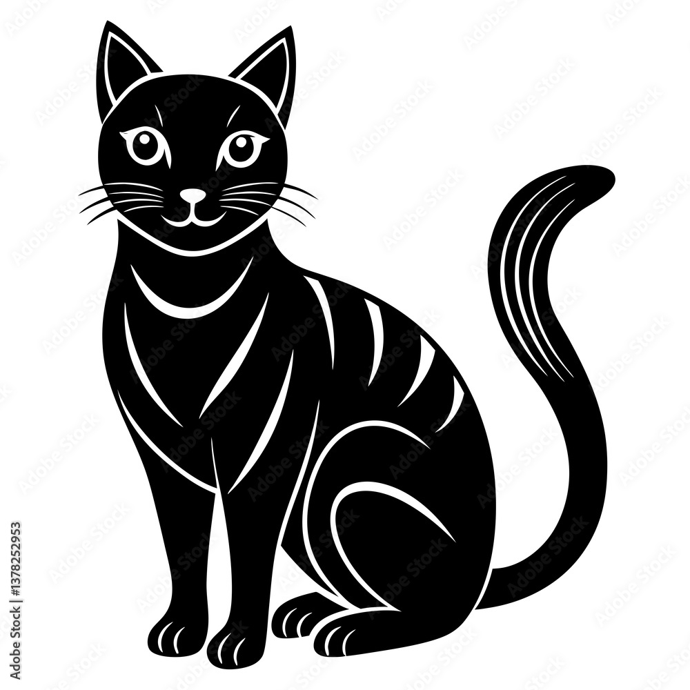 Obraz premium cat vector