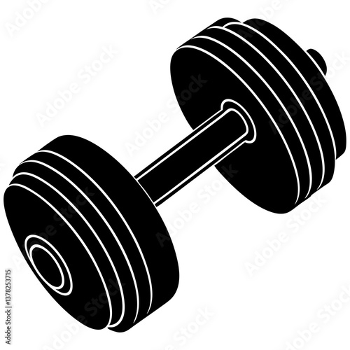 vector gym fitness elements set