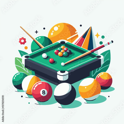 game, snooker, billiard, sport, pool, play, competition, table, leisure, ball, background, hobby, recreation, activity, entertainment, gambling, club, design, green, equipment, cue, gamble, illustrati