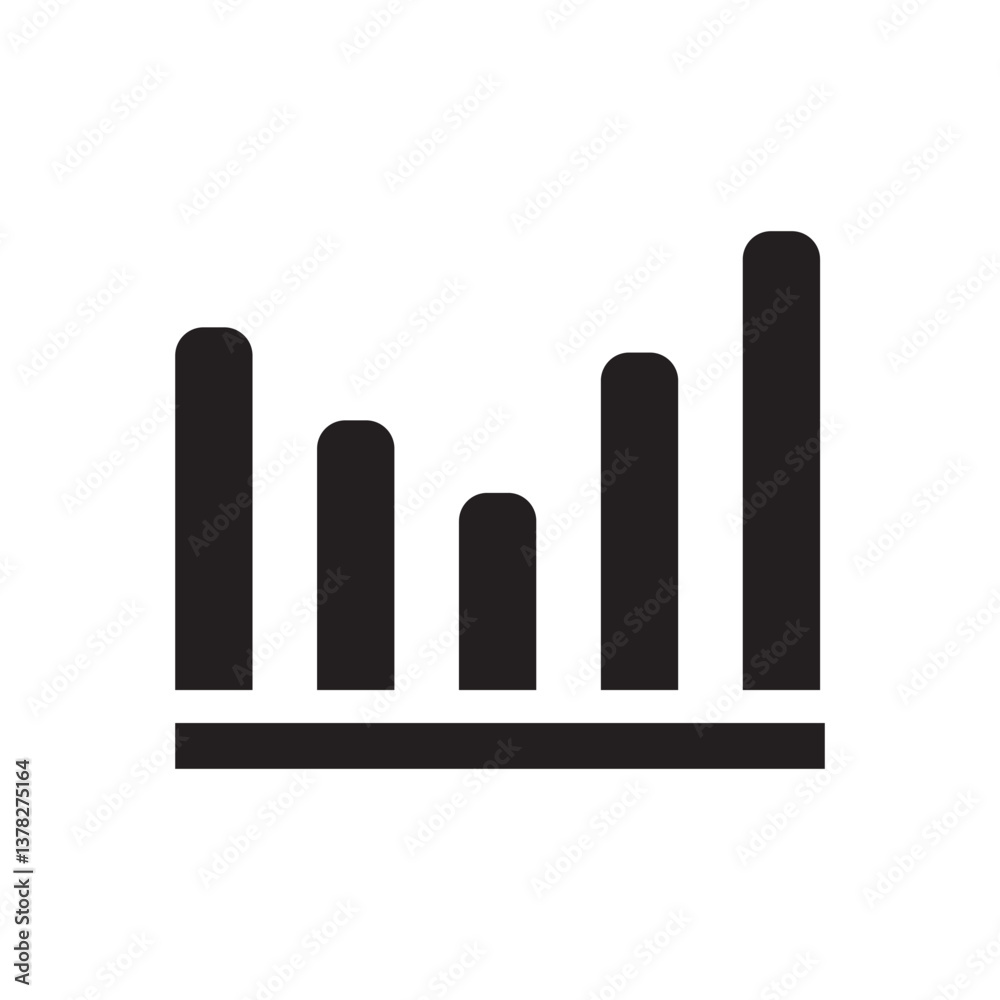 bar graph icon bar graph icon