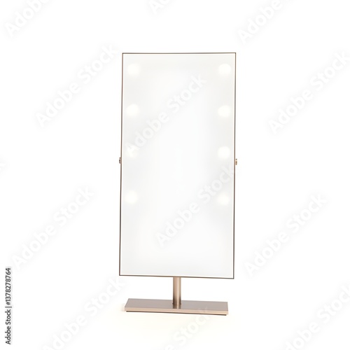 LED light stand mirror