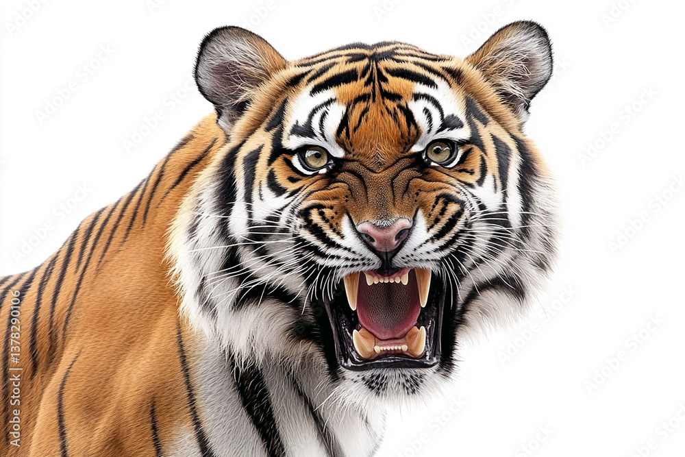 Fototapeta premium Tiger close-up, fierce tiger,