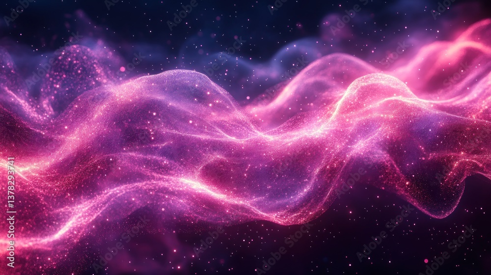 Abstract swirling pink and purple nebula Abstract swirling pink and purple nebula